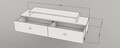 Comoda TV Kardelen, Kalune Design, 115x15x45 cm, maro