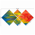 Set 4 tablouri decorative, 4MDF41682131, MDF, Imprimat UV, Multicolor