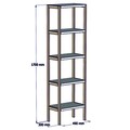 Biblioteca Bosna, Puqa Design, 30x49x170 cm, alb