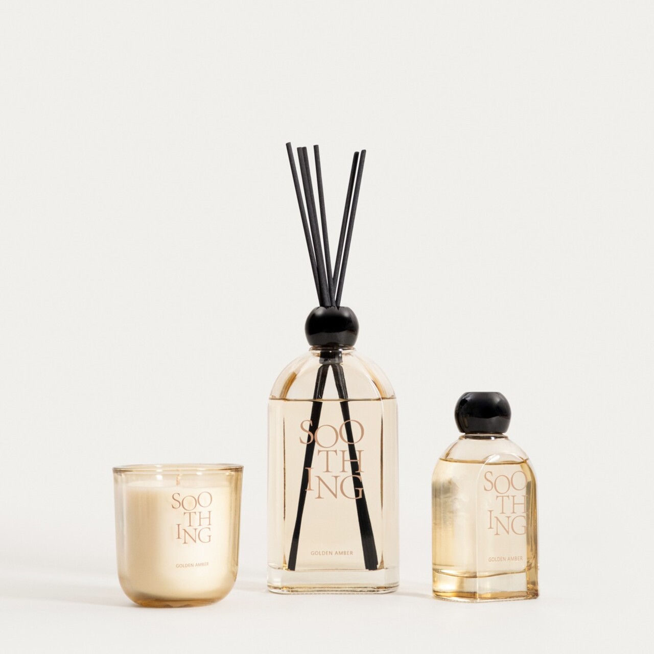 Difuzor de parfum cu betisoare Zen Ritual, Homla, 500 ml, sticla, bej - imagine 5