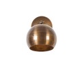 Aplica de perete, Sivani - MR - 708, Alby, 15 x 28 x 21 cm, 1 x E27, 40W, aramiu antic
