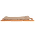 Scaun de gradina, Meya Dekor, My008, 50x81x50 cm, Lemn de fag, Maro / Natural