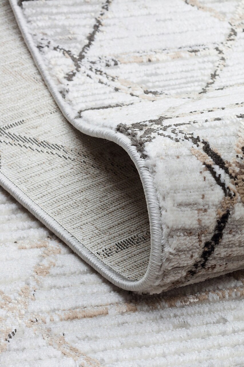 Covor, Tly 01, 160x230 cm, Poliester, Gri / Bej - 3 | YEO