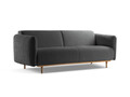 Canapea 2 locuri, Noomi-215, Micadoni Home, 162x94x75 cm, tesatura structurata chenille, grafit