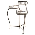 Suport pentru ghivece, Cleo, Creaciones Meng, 30x23x66 cm, fier forjat