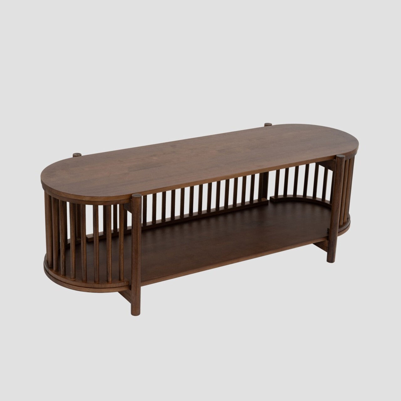 Comoda TV Vox, Homla, 120x40x40 cm, lemn, maro