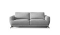 Canapea extensibila 3 locuri ELTAP, Meg12, Megis, 242x95x90 cm, lemn/poliester, gri deschis