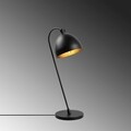 Lampa de masa, Acuka - 12292, Fulgor, 18 x 26 x 54 cm, 1 x E14, 40W, negru