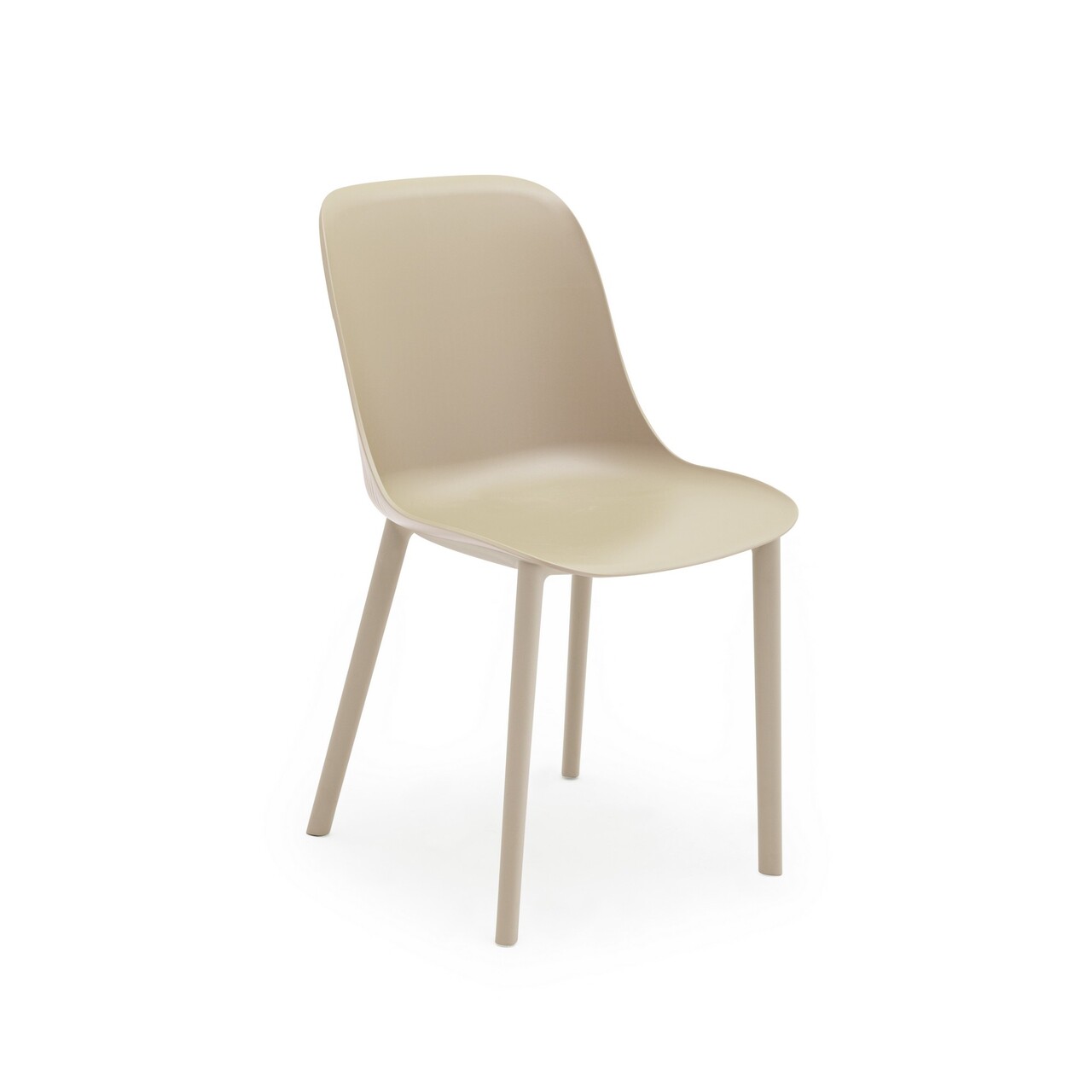 Set de scaune, Tilia, Shell-P, Polipropilena, Bej