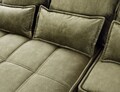 Coltar extensibil stanga 4 locuri ELTAP, LT-33TOS, Campo, 265x196x88 cm, lemn/poliester, verde olive