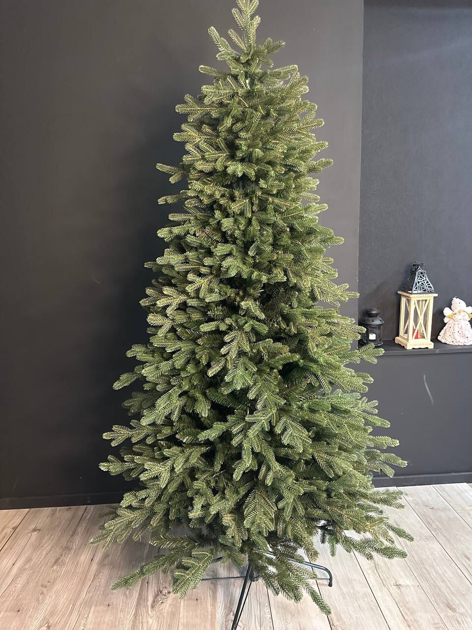 Brad artificial Christmas Deluxe by Sersimo, Viena Slim, 2D+3D, 210cm — imaginea 3