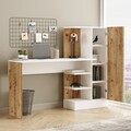 Birou CT2 - AW, Locelso, 152.3x40x120 cm, PAL, natural/alb