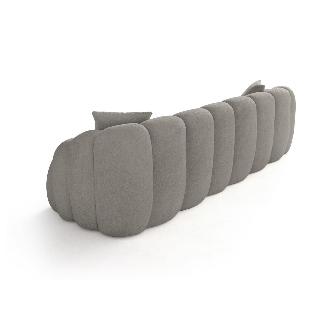 Canapea cu 4 locuri, Atelier del Sofa, 752EST2306, Lemn de carpen/PAL melaminat, Gri - view 6