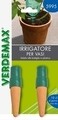 Set 2 irigatoare pentru plante in ghiveci, Verdemax, ceramica/plastic