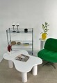 Masuta de cafea, Rotexa, Bloom, 110x40x70 cm, MDF , Alb