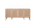Consola, Wolina, Calvin, 80x180x41 cm, Corp: PAL 100% MELAMINAT, Stejar