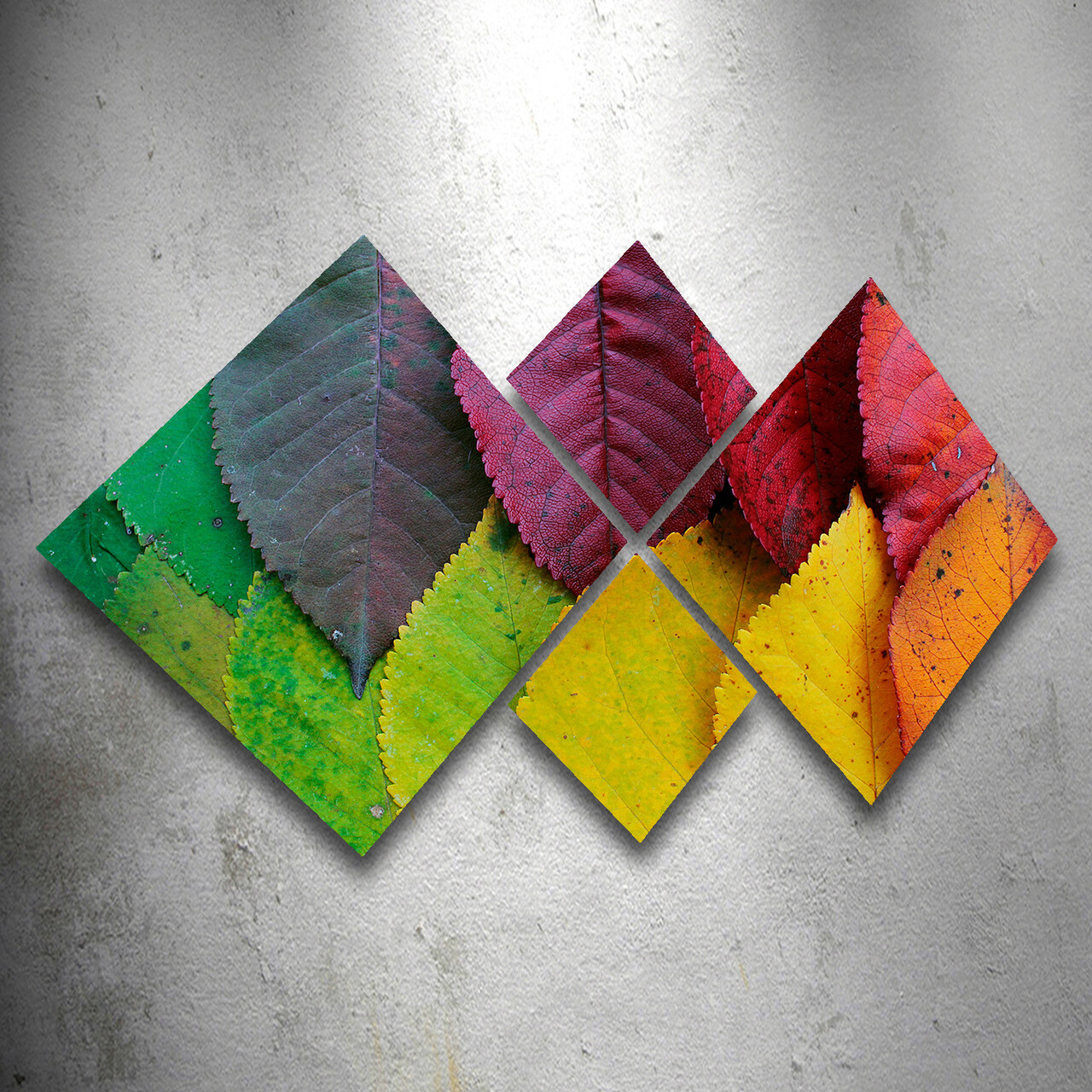 Set 4 tablouri decorative, 4MDF1812887953, MDF, Imprimat UV, Multicolor - 1 | YEO