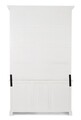 Biblioteca cu scara Jefferson, Bizzotto, 143.5x40.6x233.7 cm, lemn de mango/MDF, alb