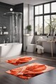 Set covorase de baie, Cartwright, CT-5409, Poliester, Multicolor