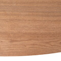 Masa Savelma, Homla, 160x80x76 cm, MDF/metal, natur/negru