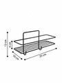 Raft de perete, Hanah Home, Lumi, 25x12x10 cm, Negru