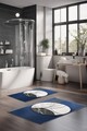 Set covorase de baie, Cartwright, CT-5428, Poliester, Multicolor