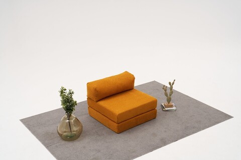 Fotoliu, Atelier del Sofa, 825BLC5210, Tesatura Chenille, Portocaliu