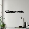 Decoratiune de perete, Homemade, Dimensiune: 60 x 10 cm , Negru