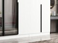 Dulap pentru haine, Hanah Home, Nisa, 315x210x52 cm, Alb