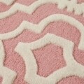 Covor Moorish Melilla Pink, Flair Rugs, 160 x 230 cm, 100% lana, roz/alb