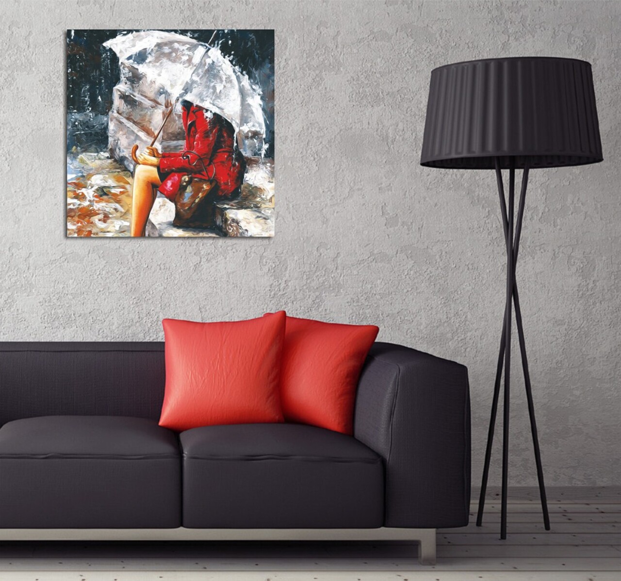Tablou decorativ, KC136, Dimensiune: 45 x 45 cm, Multicolor - view 2