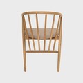 Scaun Calido, Homla, 58x55x78 cm, lemn/poliester, natur