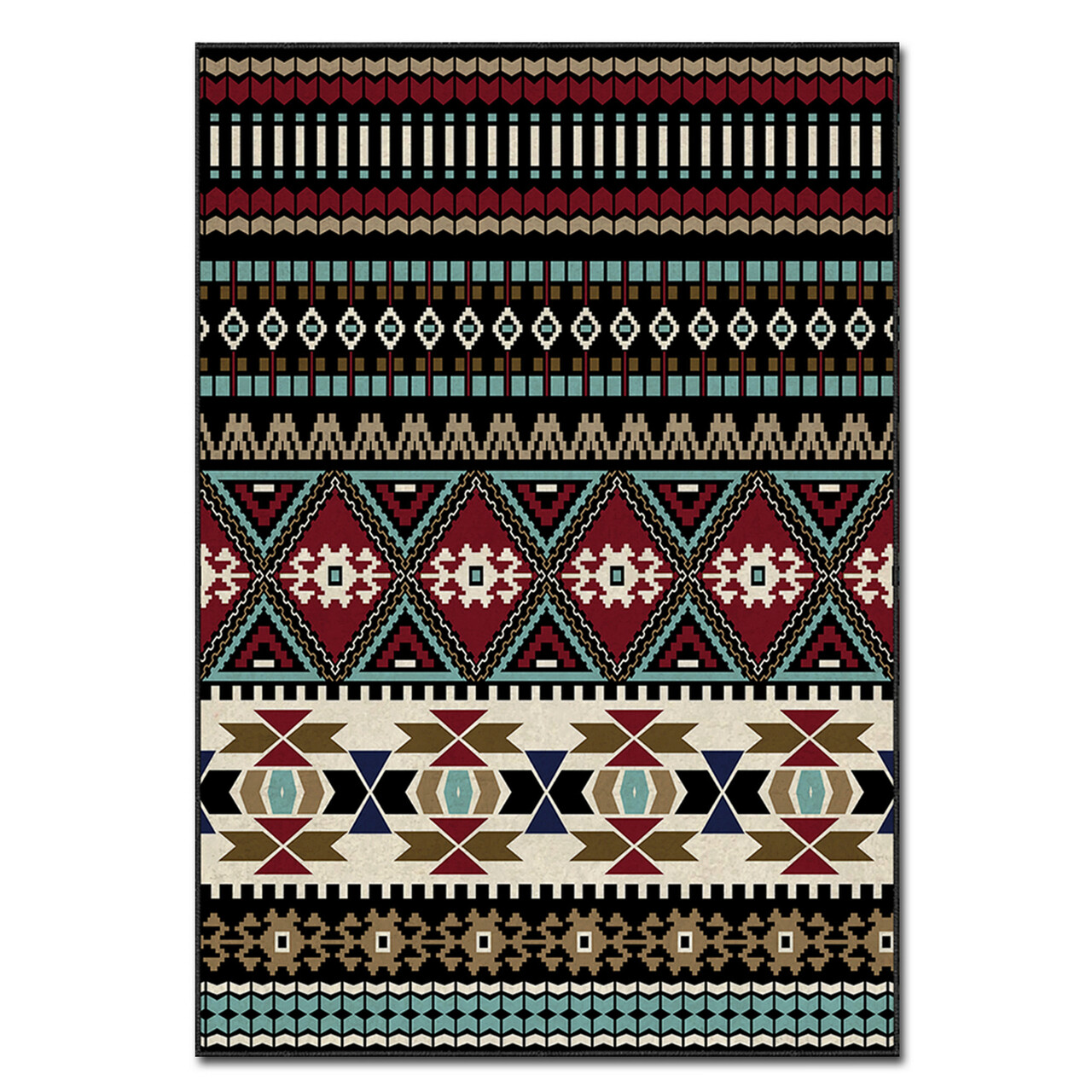 Covor, ASR CRPT-114 , 80x140 cm, Poliester, Multicolor