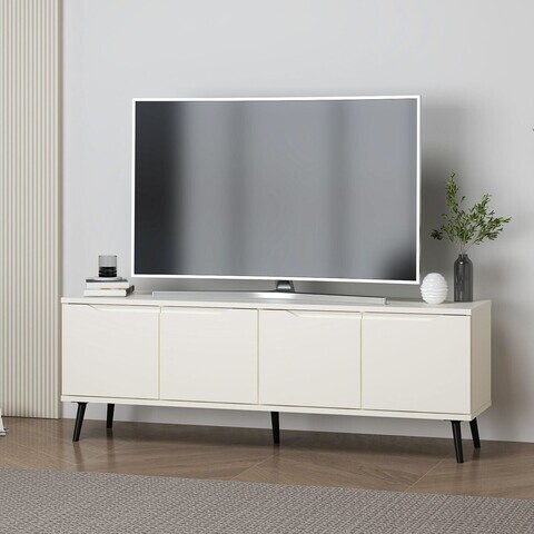 Comoda TV, Hanah Home, Rena, 140x50x35 cm, Bej