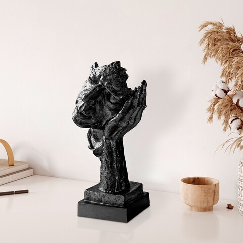 Decoratiune, Yak-030-C, Poliester, Negru