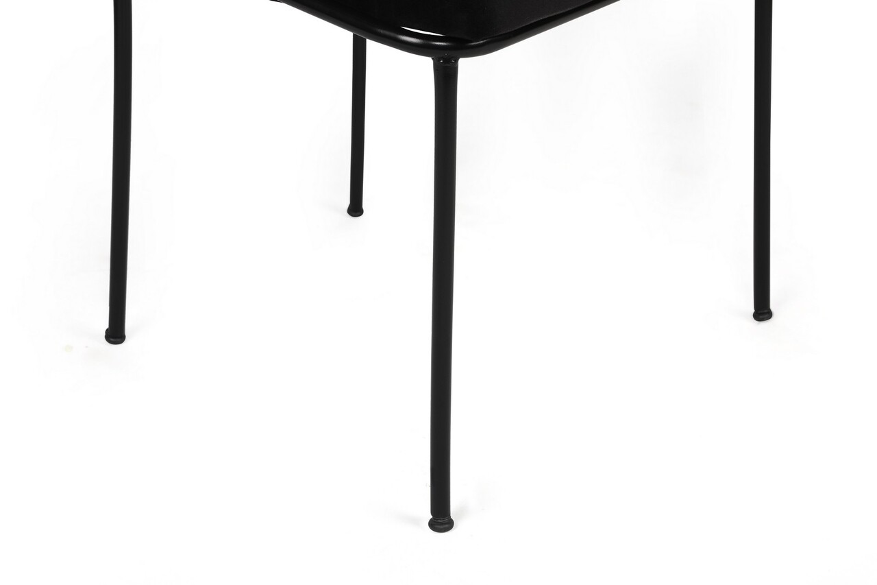 Set de scaune, Nmobb, Dore-150 V4, Metal, Gri/Negru