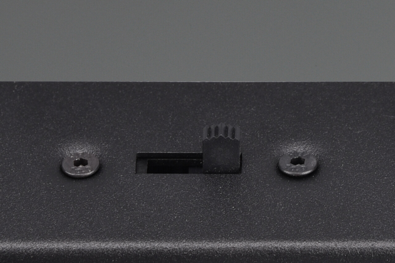 Aplica de perete Sequence, TRIO, 47x20.5x13.5 cm, 22W, 1x SMD, aluminiu, negru/bronz mat