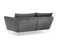 Canapea, Verveine, Mazzini Sofas, 3 locuri, 212x95x96 cm, catifea, gri deschis