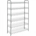 Etajera pentru organizare pantofi Metaltex, 64x23x104 cm, metal/invelis plastic, alb