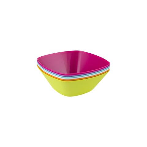 Set 6 boluri, Casa Plastor, Enery, 470 ml, plastic, multicolor