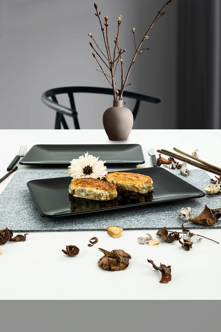 Set platouri servire, Hermia, 275KRM1686, Negru - imagine 2