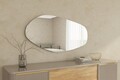 Oglinda decorativa, Siam, Bella, 60x120x2.2 cm, Negru