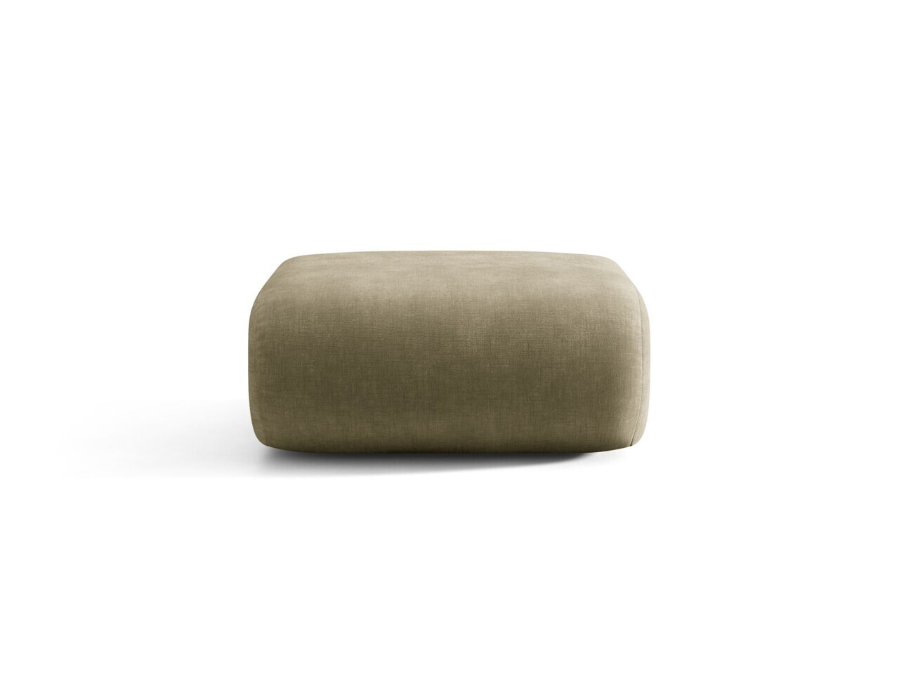 Taburet, Neo, Micadoni Home, 60x85x44 cm, tesatura Chenille, verde oliv deschis