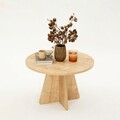 Masuta de cafea, Neostill, Mushroom, 60x40x60 cm, PAL, Maro