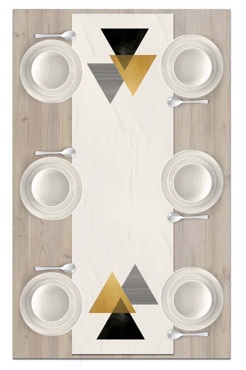 Traversa de masa, Artrunmin-41, 40x135 cm, Poliester, Multicolor — imaginea 2