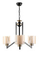 Lustra, Stala, 846STL2921, Metal, Negru/Cupru