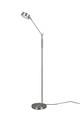 Lampadar Franklin, TRIO, 23x41x133 cm, 6.5W, 1x SMD, metal, argintiu mat