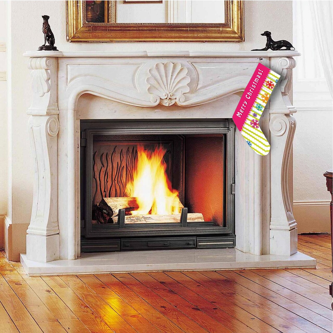Soseta decorativa Christmas Crp009 35x18 cm Multicolor
