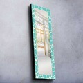 Oglinda decorativa, 40120MA-001, LEMN DE PIN, Cadru din lemn de pin (grosime: 27 mm), Multicolor