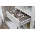 Organizator pentru dulap Rivoli, Compactor, 16 compartimente, 40 x 40 x 9 cm, polipropilena, maro